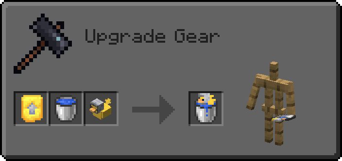 Carl in Bucket Smithing Table Recipe