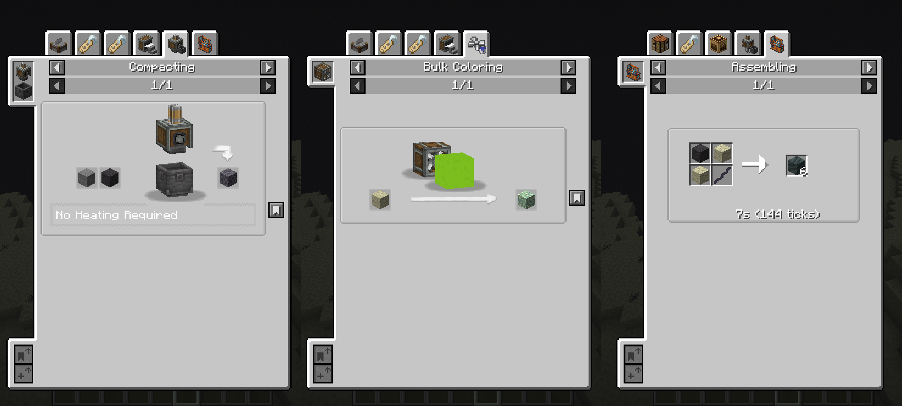 Compatibility recipes with other mods